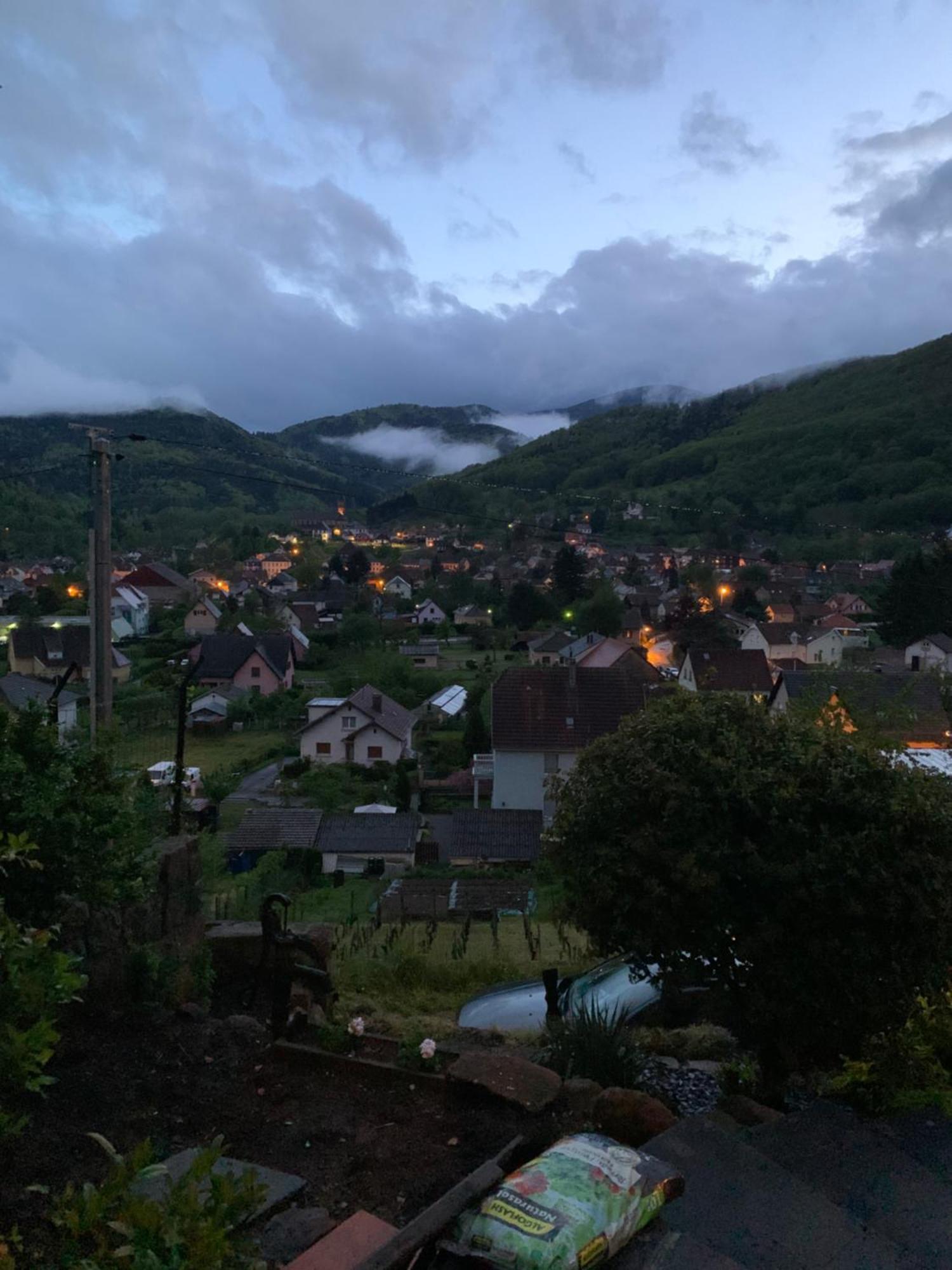 Au Reposoir - Vue Sur La Montagne Lägenhet Buhl Exteriör bild